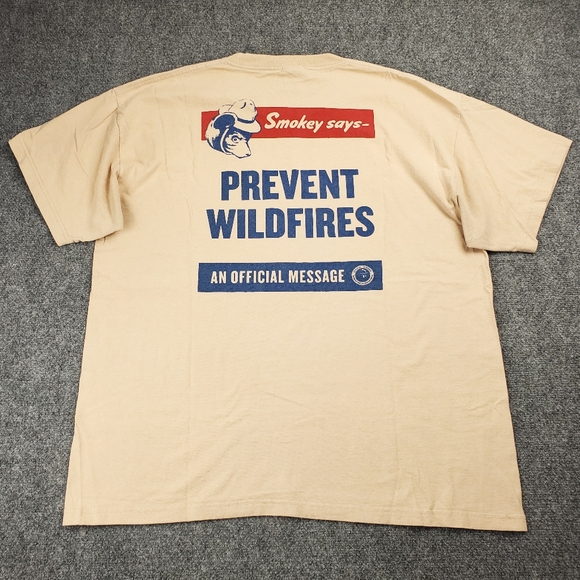 Filson Other - Filson T Shirt Mens 2XL Smokey Bear Prevent Wildfires Graphic Tee Beige Vintage